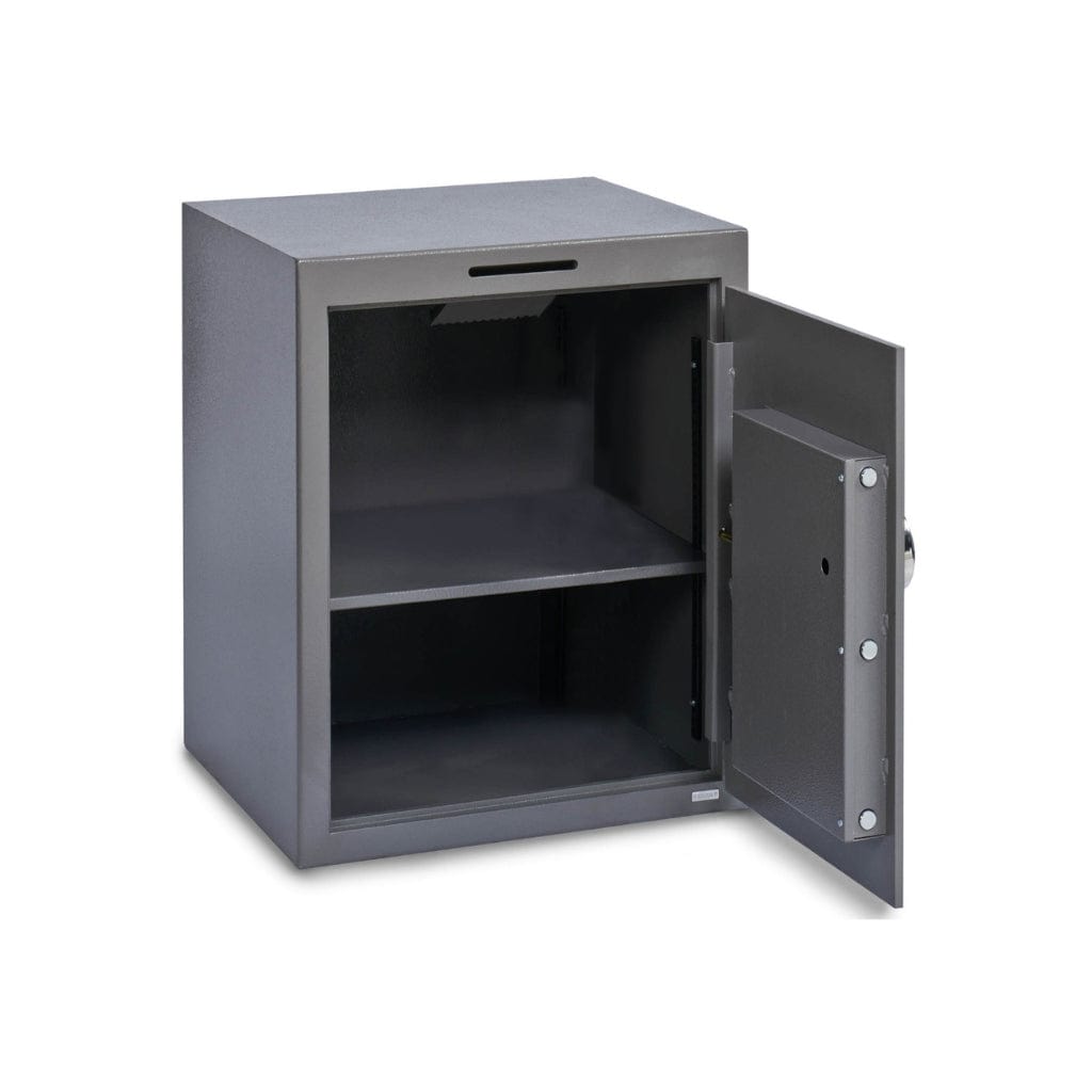 SoCal Safe SoCal Bridgeman UC-3024E International Fortress Depository Safe & Utility Chest | B-Rated | Drop Slot | Electronic Lock T.L. Rated Safes UC-3024E