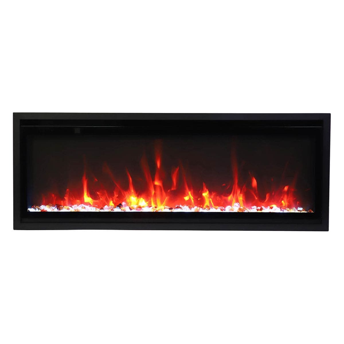 Amantii Symmetry 50'' Extra Slim Smart Wall Mount / Recessed Electric Fireplace