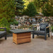 the outdoor greatroom The Outdoor GreatRoom Company Darien 42-Inch Rectangular Gas Fire Pit Table