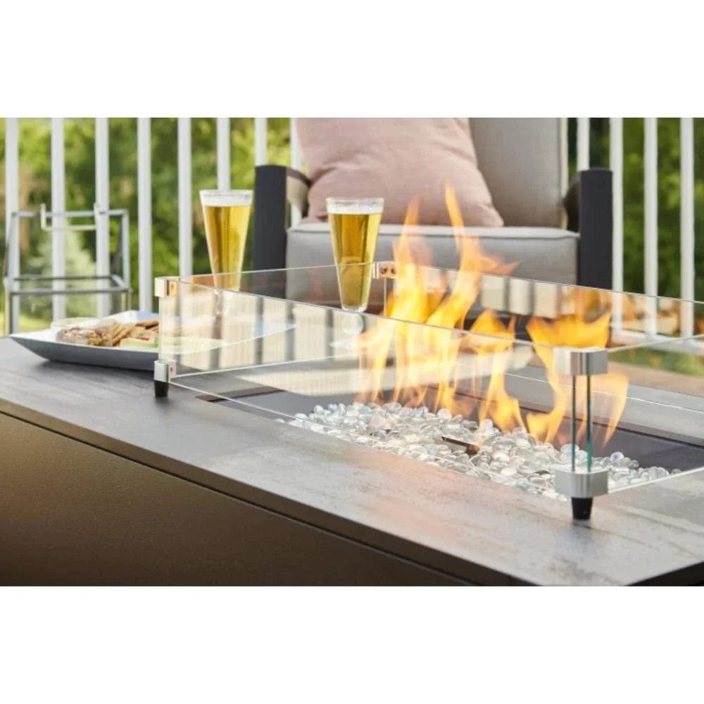 the outdoor greatroom The Outdoor GreatRoom Company Kinney 55-Inch Linear Gas Fire Pit Table (KN-1224) KN-1224