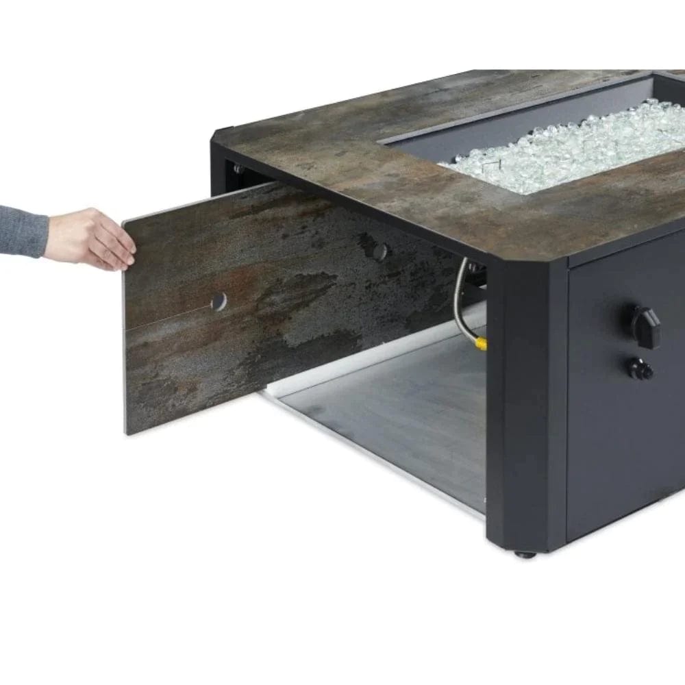 the outdoor greatroom The Outdoor GreatRoom Company Kinney 55-Inch Linear Gas Fire Pit Table (KN-1224) KN-1224