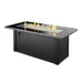 the outdoor greatroom The Outdoor GreatRoom Company Monte Carlo 59-Inch Linear Gas Fire Pit Table (MCR-1242-BLK-K) Fire Table MCR-1242-BLK-K