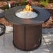 the outdoor greatroom The Outdoor GreatRoom Company Stonefire 31-Inch Round Gas Fire Pit Table Brown SF-32-K