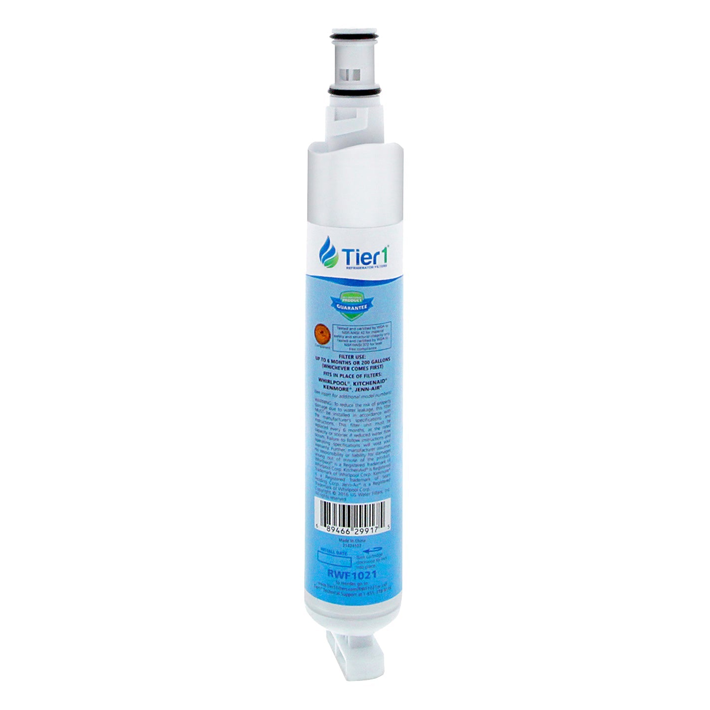 Tier1 EveryDrop EDR6D1 Whirlpool 4396701 Refrigerator Water Filter Replacement Comparable