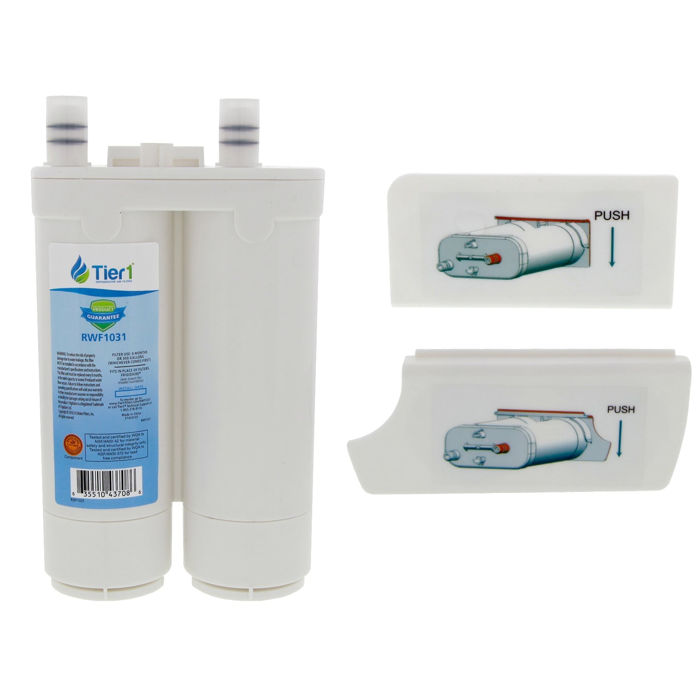 Tier1 Frigidaire WF2CB PureSource2 Refrigerator Water Filter Replacement Comparable