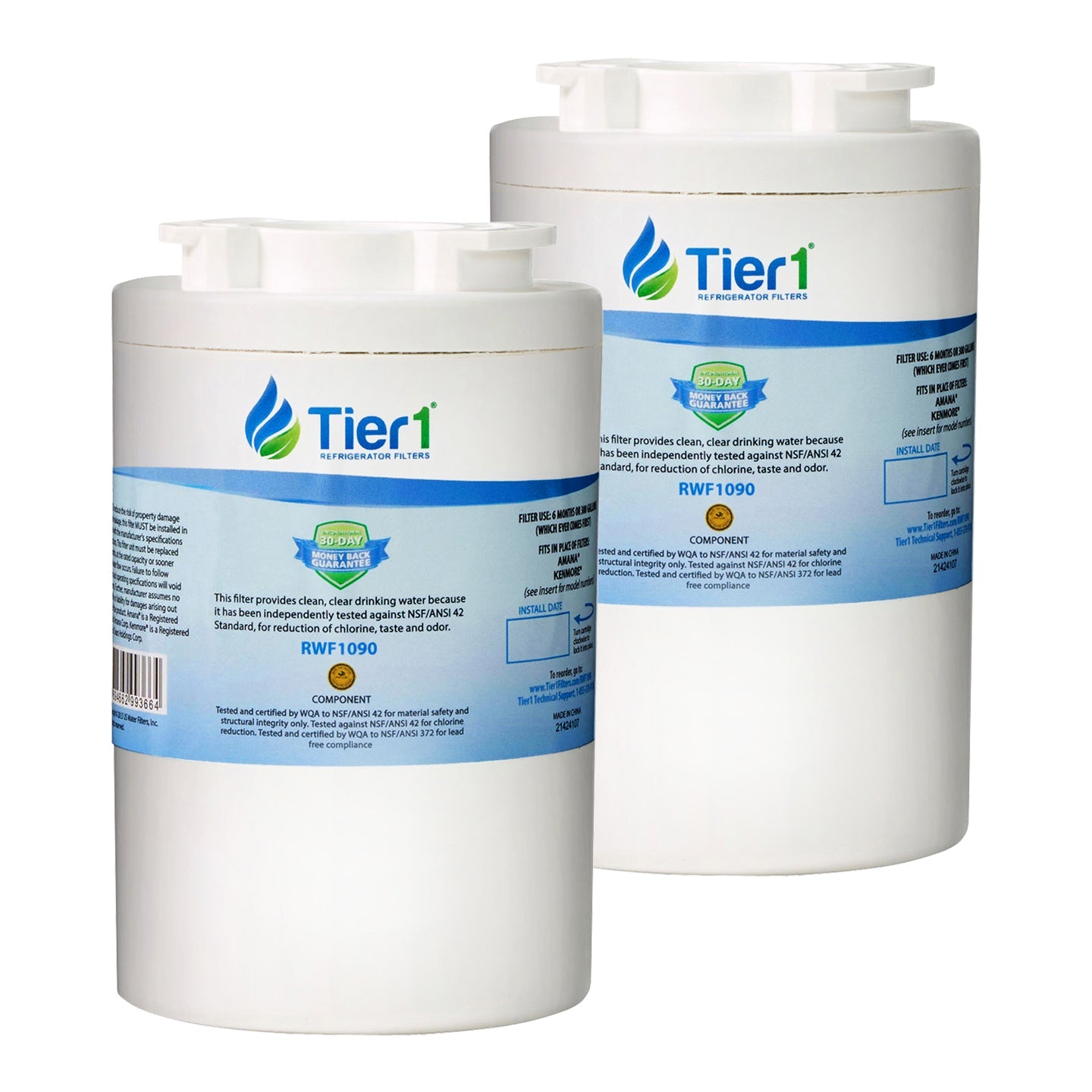 Tier1 Amana 12527304 Refrigerator Water Filter Replacement Comparable