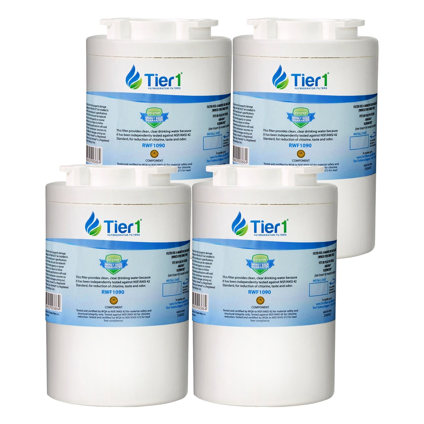 Tier1 Amana 12527304 Refrigerator Water Filter Replacement Comparable