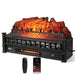 TURBRO Eternal Flame EF26-PB Smart Electric Fireplace Logs, WiFi Enabled Electric Fireplace Logs Black