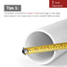 TURBRO Exhaust Hose for Portable AC - Clockwise Exhaust Hose