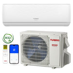 Turbro Finnmark 12000 BTU WiFi Ductless Mini Split AC with Heat Pump, 115V/230V