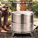 TURBRO Fireside Pluto R19 Stainless Steel Fire Pit Lid Accessories
