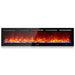 TURBRO In Flames INF72W-3D WiFi Smart Wall Mounted Electric Fireplace - Tempered Glass Wall Mounted Electric Fireplace