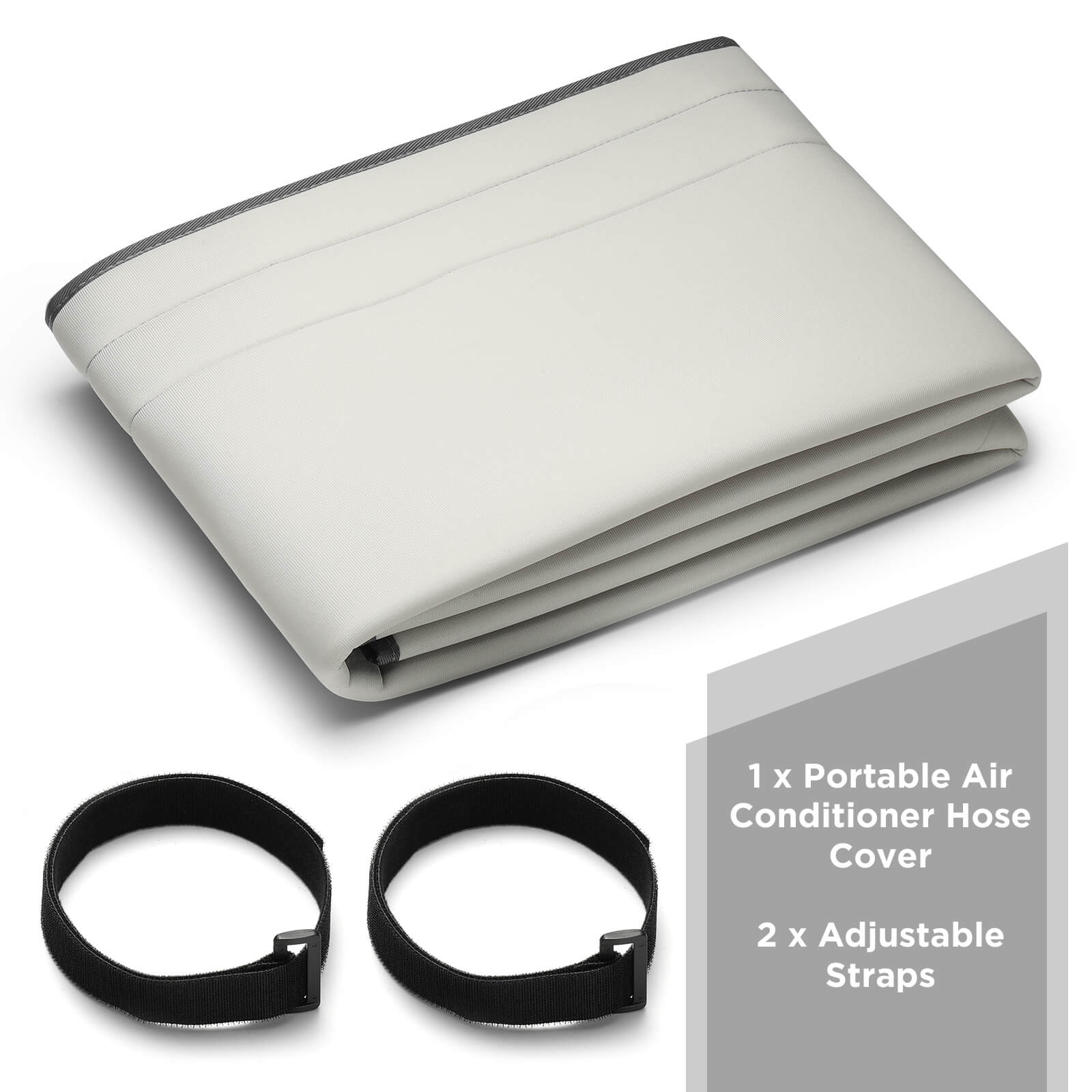 TURBRO Insulated Hose Cover for Portable AC, Fits For 5" & 5.9" Diameter Exhaust Hoses