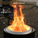 TURBRO Pluto R19-PG Smokeless Outdoor Fire Pit -  Painted Black Outdoor Fire Pit
