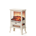 TURBRO Suburbs TS17Q Electric Fireplace Stove Heater Electric Fireplace Stove Ivory
