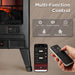TURBRO Suburbs TS25 Smart Electric Fireplace Stove Heater, WiFi Enabled Electric Fireplace Stove