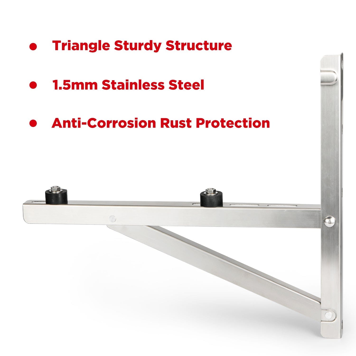 TURBRO Wall Mounted Stainless Steel Bracket for Mini Spilt AC Accessories