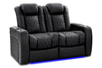 Valencia Theater Seating Valencia Theater Tuscany Ultimate Luxury Edition Semi-Aniline Italian Nappa Leather 20000 Black / Row of 2 Loveseat | Width: 61.5" Height: 43.5" Depth: 39.75" TuscanyUltimate-L-2